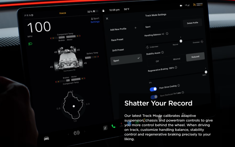 Tesla Model 3 speed