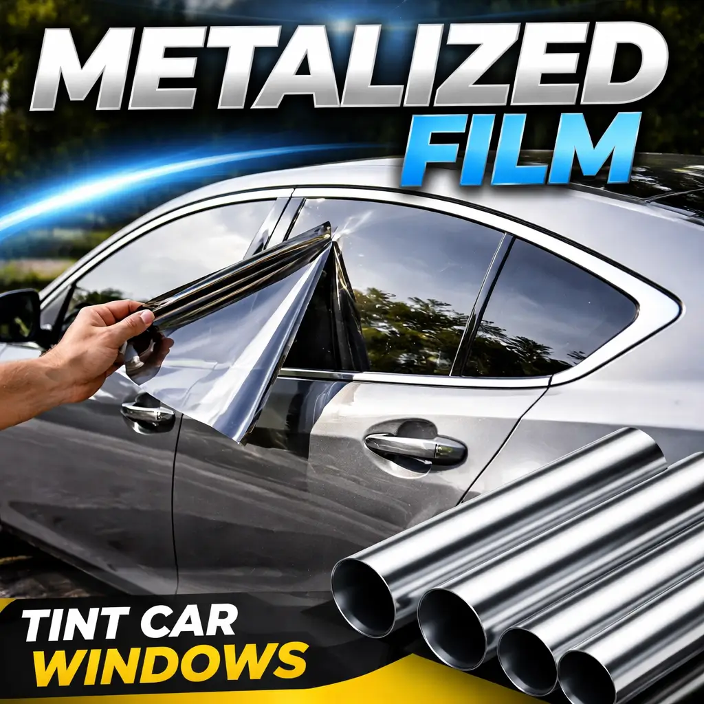 How Much to Tint Car Windows: Cost, Percentages, Laws & What No One Else Tells You 6 Metalized Film