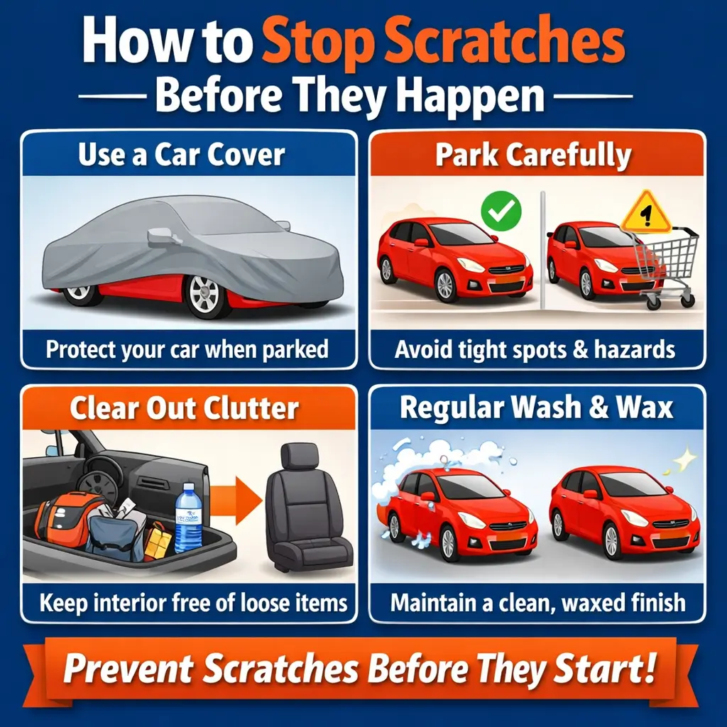 How to Remove Scratches From Your Car 6 How to Stop Scratches Before They Happen